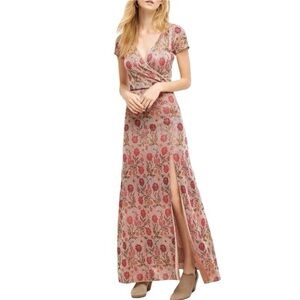 Unique Boho Maxi Dress Cecilia de Prado for Anthropologie Posy Knit